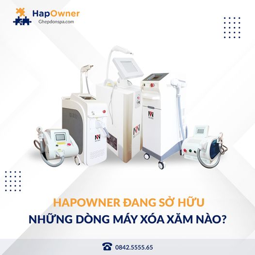HapOwner đang sở hữu những dòng máy xóa xăm nào?