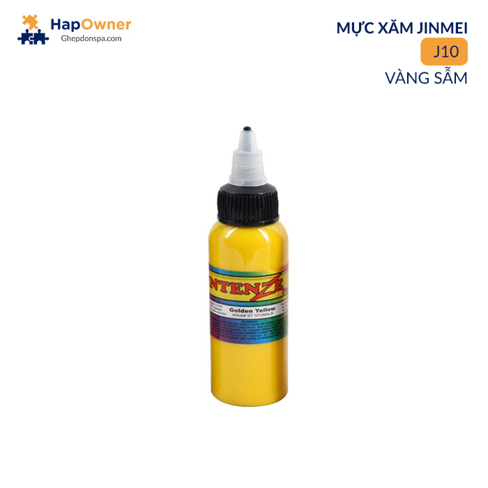 J10: Mực xăm  Intenze J10  60ml/14màu Jinmei