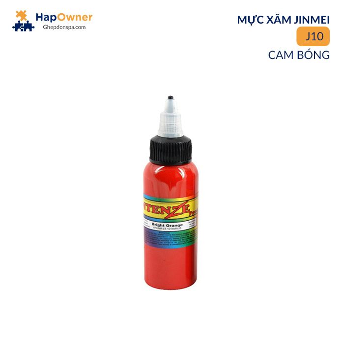 J10: Mực xăm  Intenze J10  60ml/14màu Jinmei