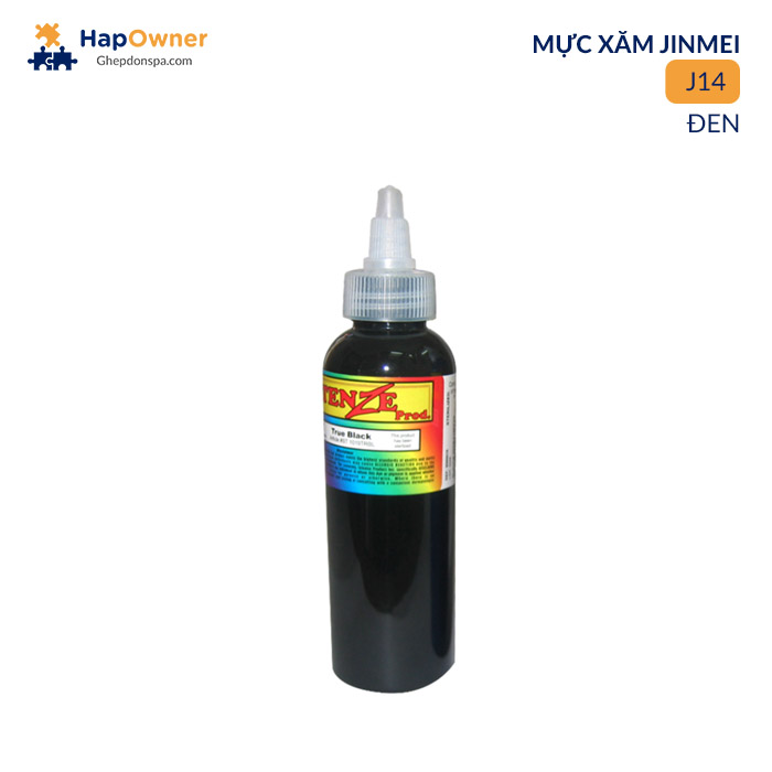 J14: Mực xăm  Intenze J14 120ml/ 14màu Jinmei