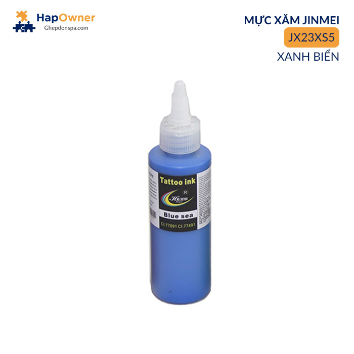 JX23XS5: Mực xăm HWS JX23XS5 250ml/20màu Jinmei