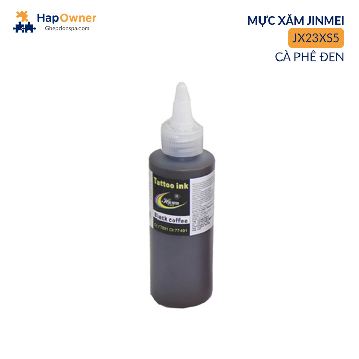 JX23XS5: Mực xăm HWS JX23XS5 250ml/20màu Jinmei