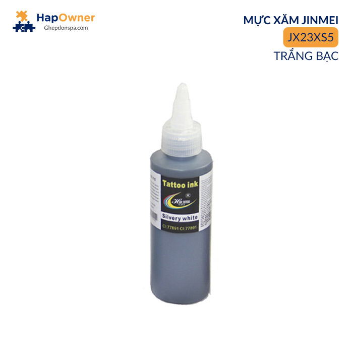 JX23XS5: Mực xăm HWS JX23XS5 250ml/20màu Jinmei