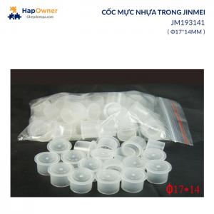 JM193141: Cốc mực nhựa trong trung Jinmei (ф17*14mm)